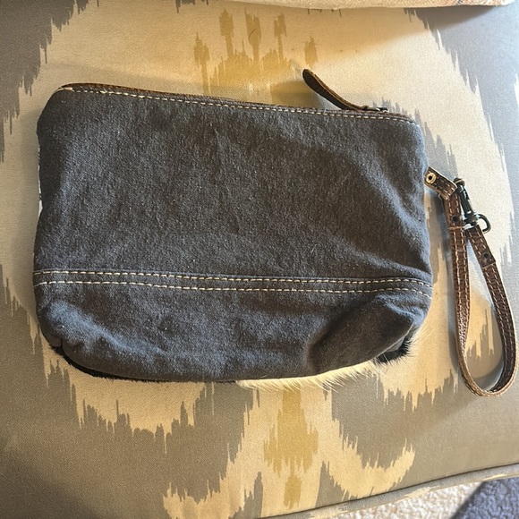 Myra Bag Cowhide Wristlet Pouch/Wristlet - Picture 4 of 7